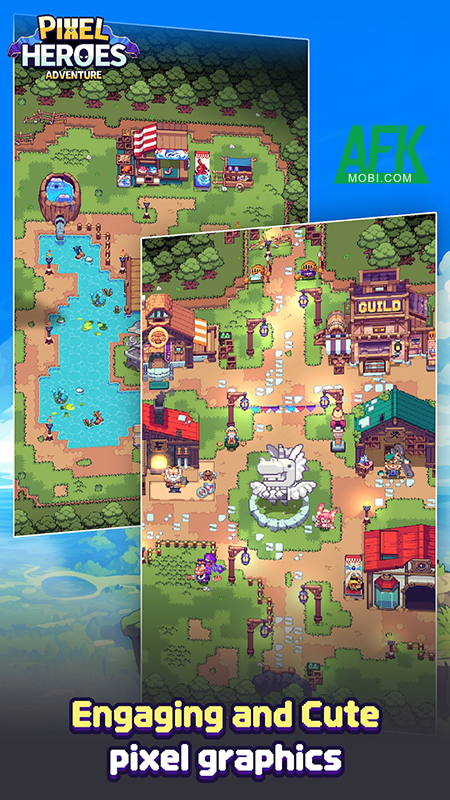 Bắt đầu những cuộc phiêu lưu bất tận trong trò chơi Pixel Heroes Adventure: MMO