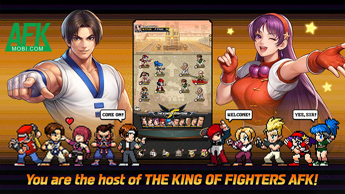 THE KING OF FIGHTERS AFK game đấu tướng rảnh tay chủ đề Quyền Vương