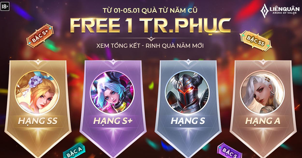 Liên Quân Mobile: Đón giao thừa hoành tráng, Garena đang free trang phục ngẫu nhiên, cứ vào game là có!