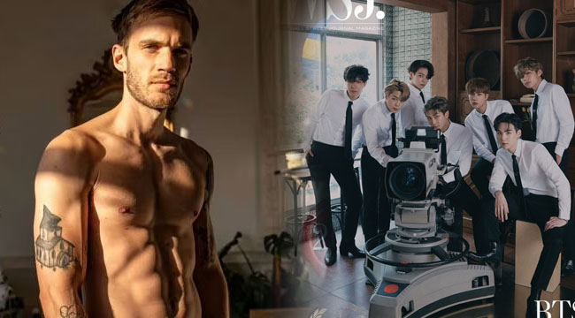 Đánh bại BTS để trở thành gương mặt đẹp nhất 2020, PewDiePie bị Army công kích dữ dội