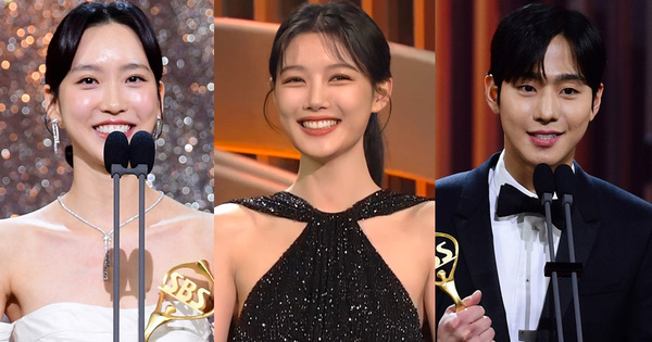 Lễ trao giải SBS Drama Awards 2021: Hội rich kid Penthouse nhận loạt giải lớn, Kim Yoo Jung xinh xỉu ẵm cúp cùng 