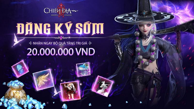 Siêu phẩm MMORPG Immortal Kingdoms: Chiến Địa khởi động đăng ký sớm