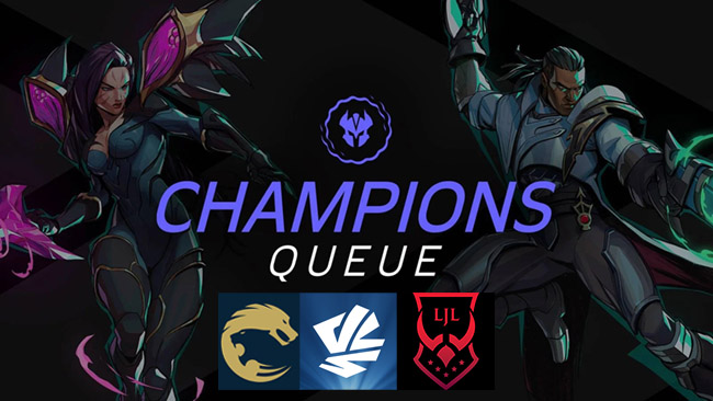 LMHT: Lộ diện Champions Queue dành riêng cho các game thủ chuyên nghiệp VCS, PCS, LJL