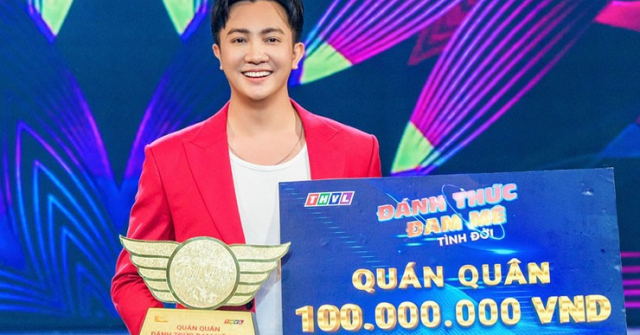 Nam MC HTV giành quán quân “Đánh thức đam mê 2023”, nhận thưởng 100 triệu đồng