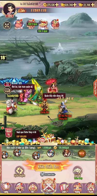 Soi sức mạnh phe Tào Ngụy trong game Chân Vương 3Q Mobile