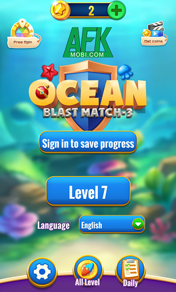 Ocean Blast Party game giải đố match-3 lấy chủ đề về thế giới đại dương kỳ diệu